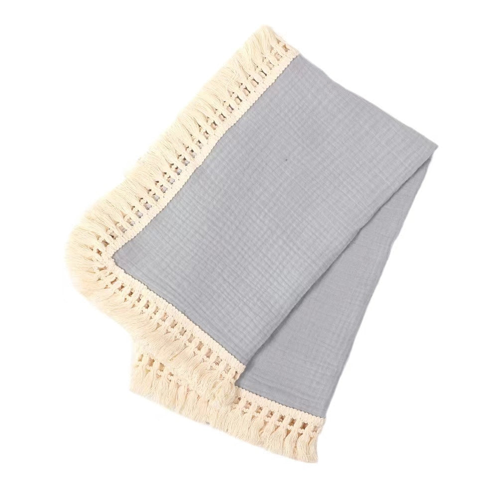 Muslin Tassel Blanket