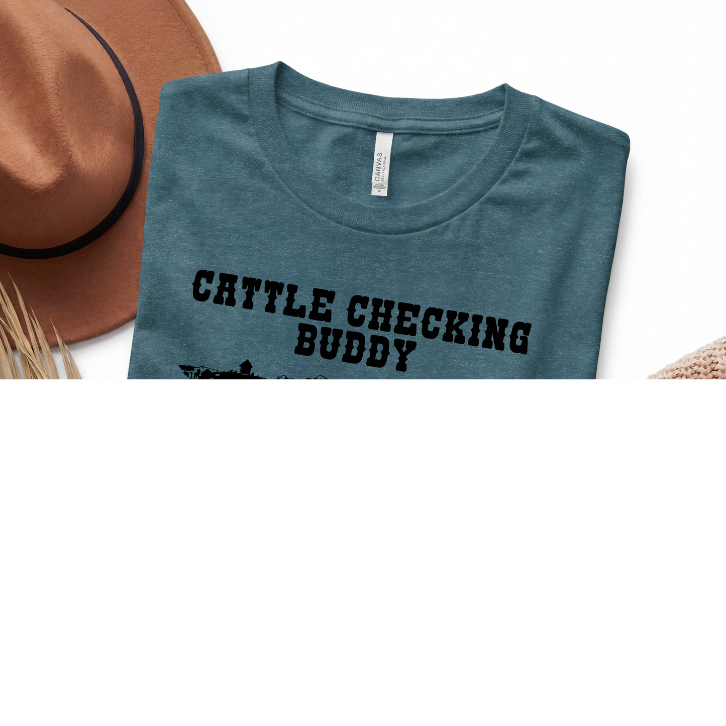 Cattle Checking Buddy Tshirt | Toddler