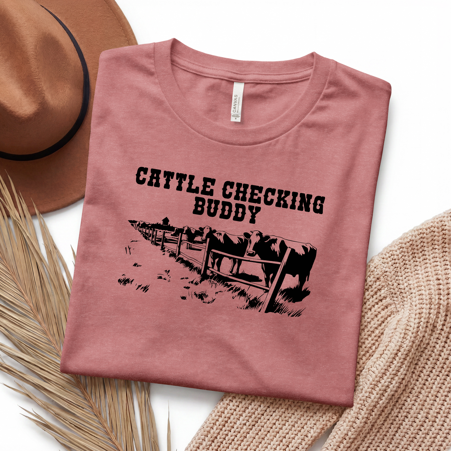 Cattle Checking Buddy Tshirt | Toddler