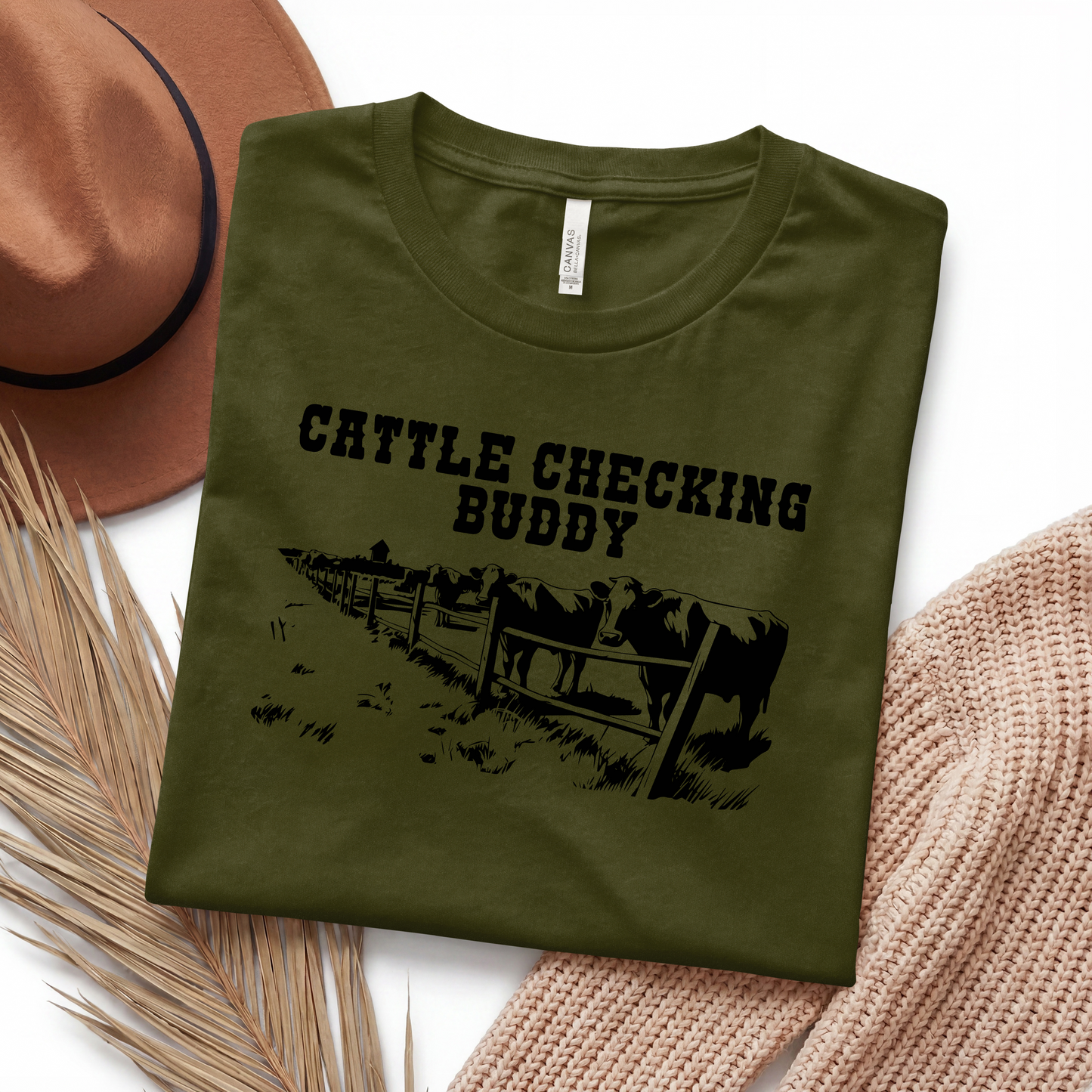 Cattle Checking Buddy Tshirt | Toddler