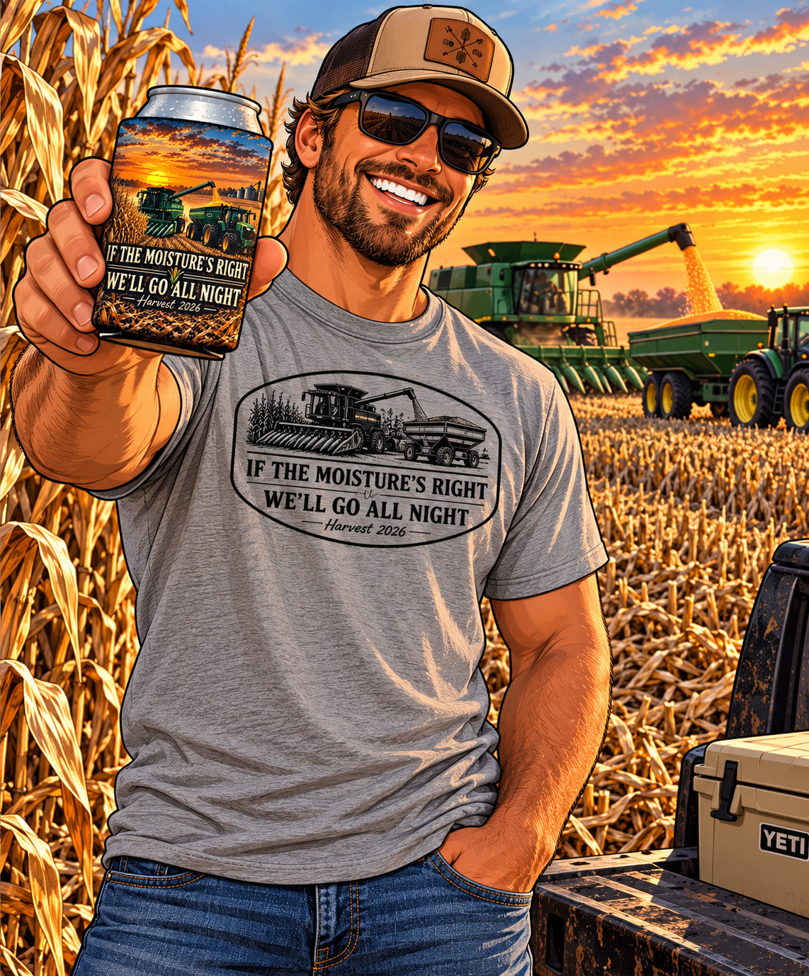 If The Moisture's Right | Koozie
