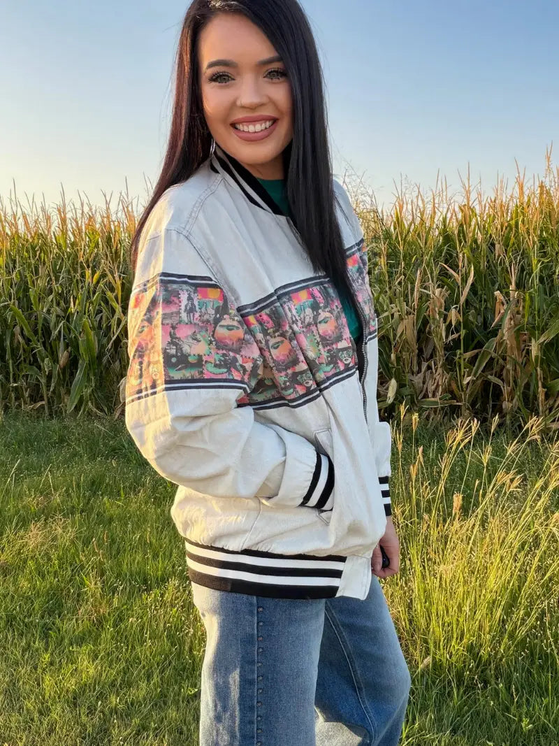 Cosmic Cowgirl Bomber Jacket