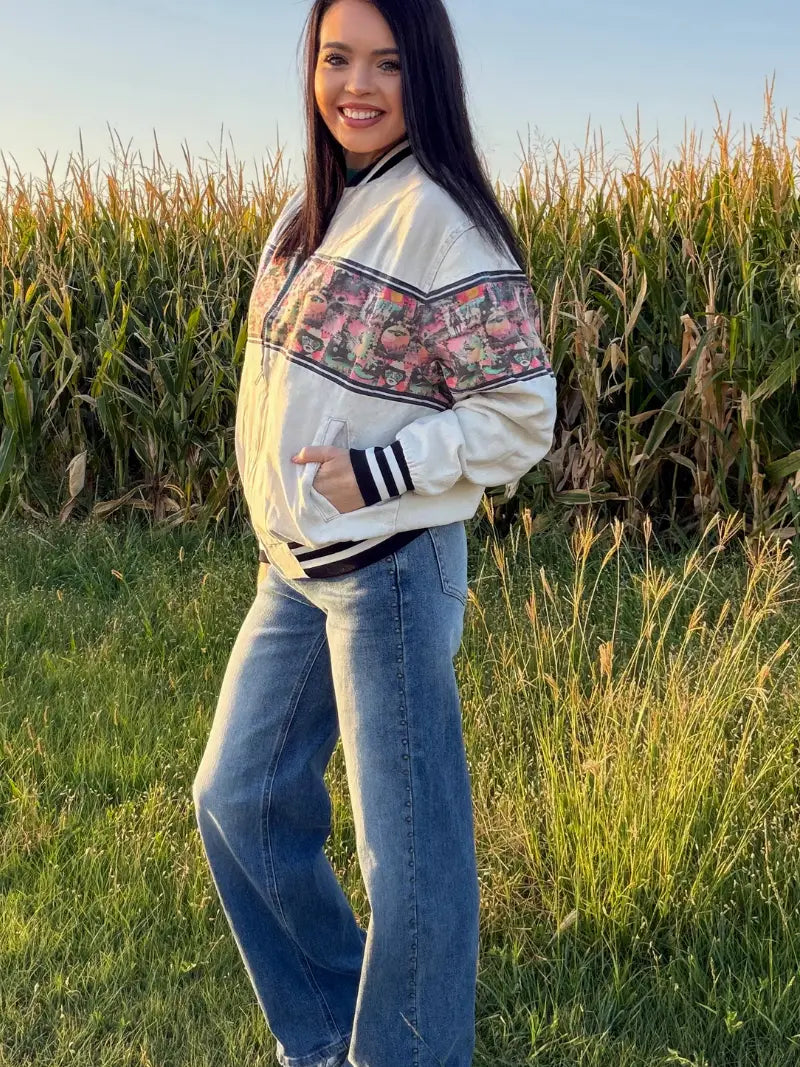 Cosmic Cowgirl Bomber Jacket