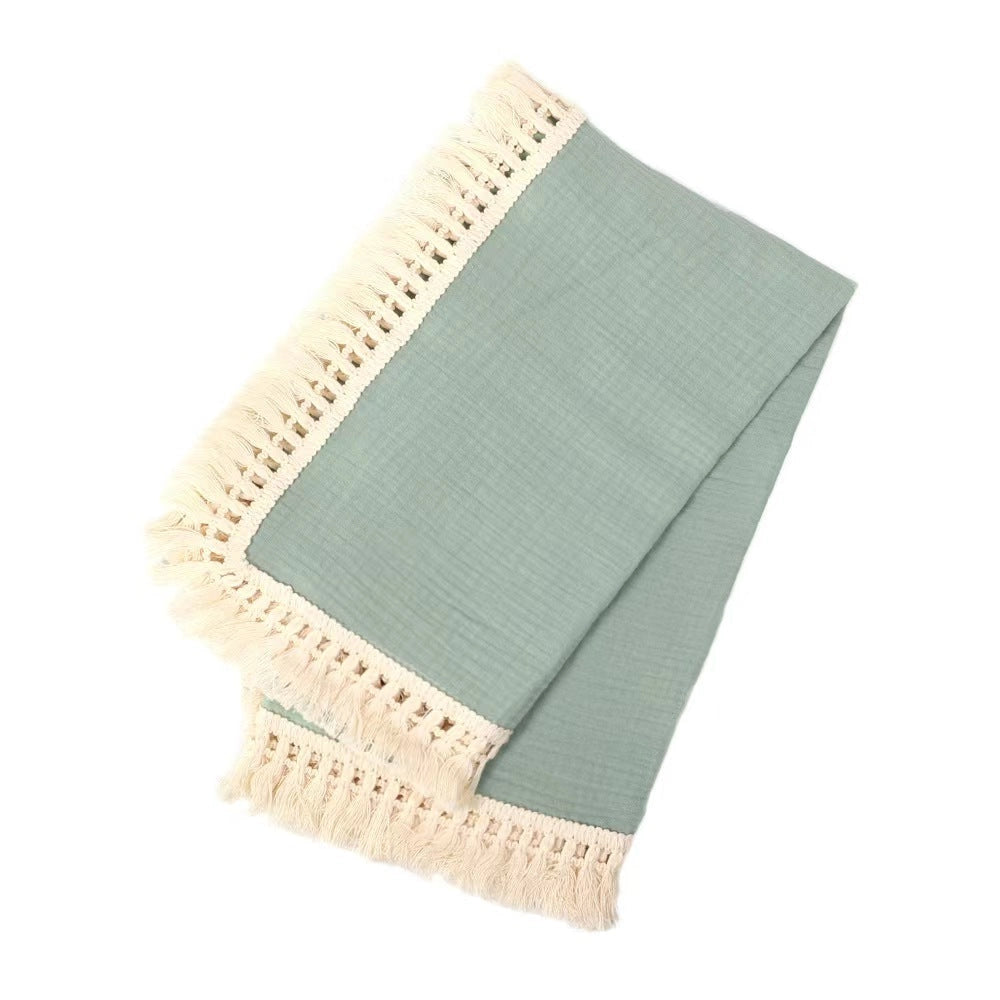Muslin Tassel Blanket