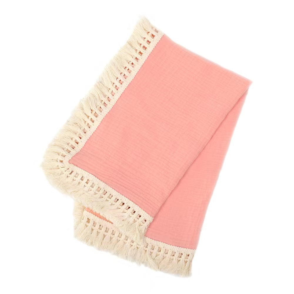 Muslin Tassel Blanket