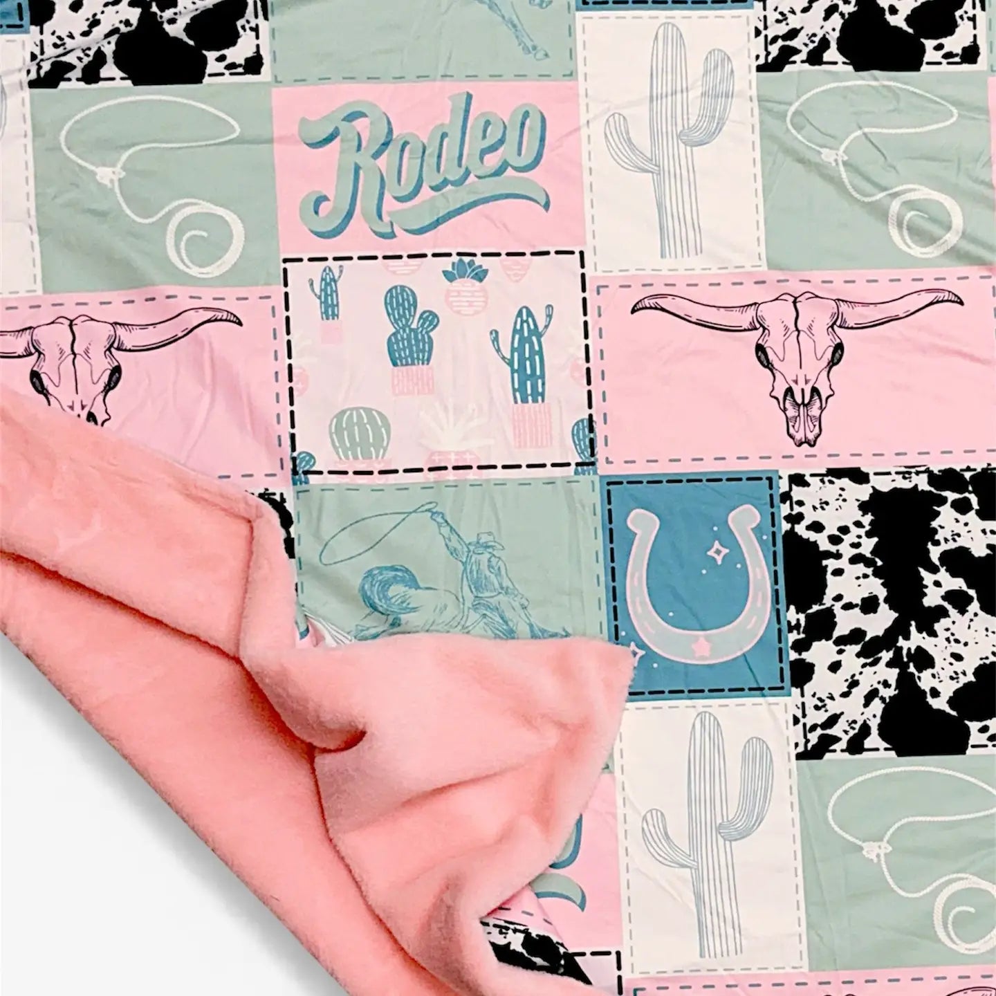 Rodeo Western Throw Blanket