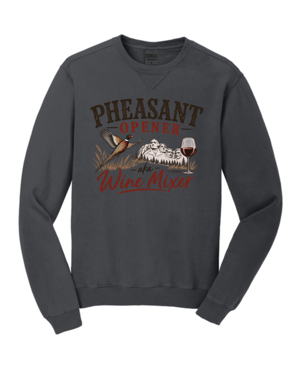 Pheasant Opener Wine Mixer Sweatshirt | Adult