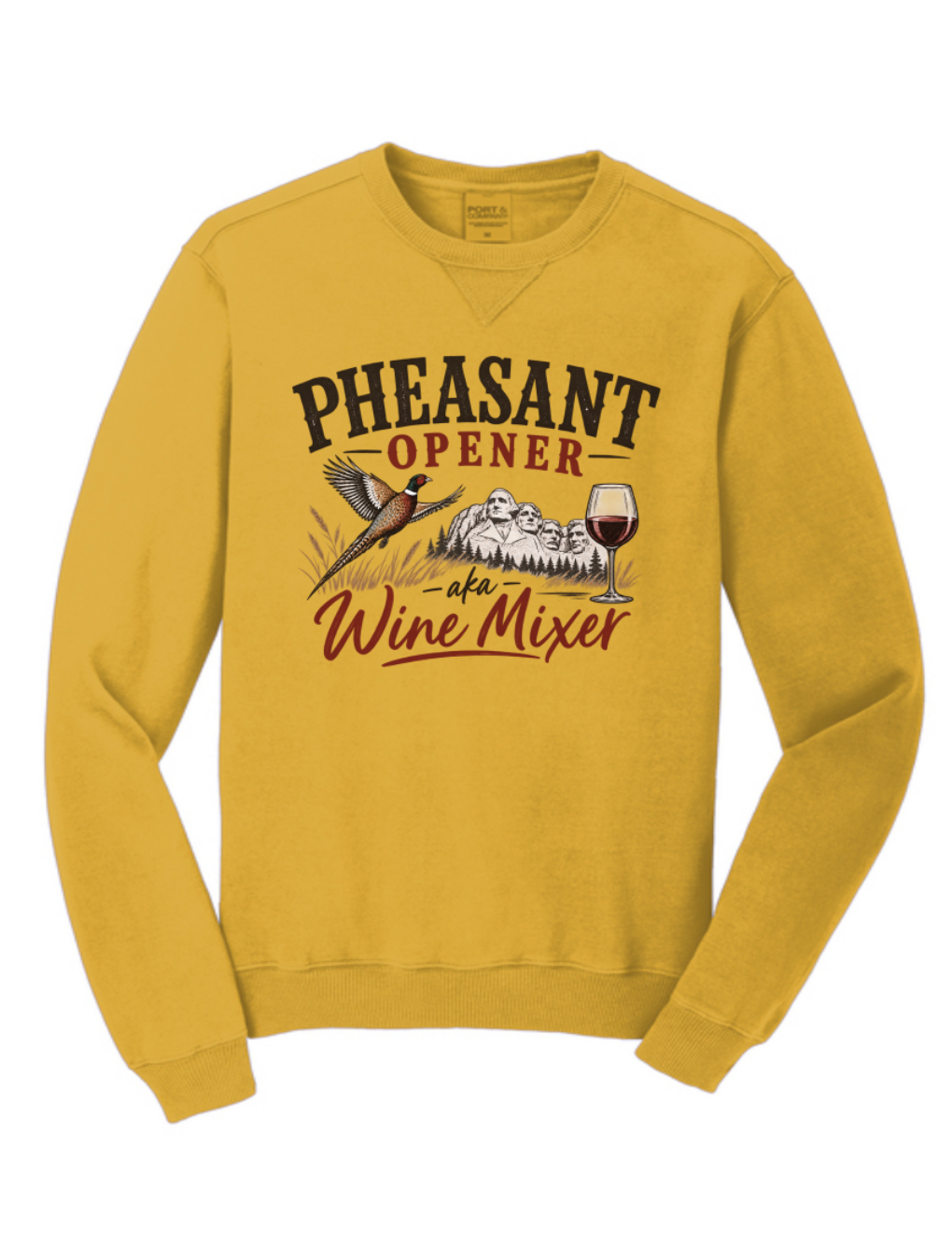 Pheasant Opener Wine Mixer Sweatshirt | Adult