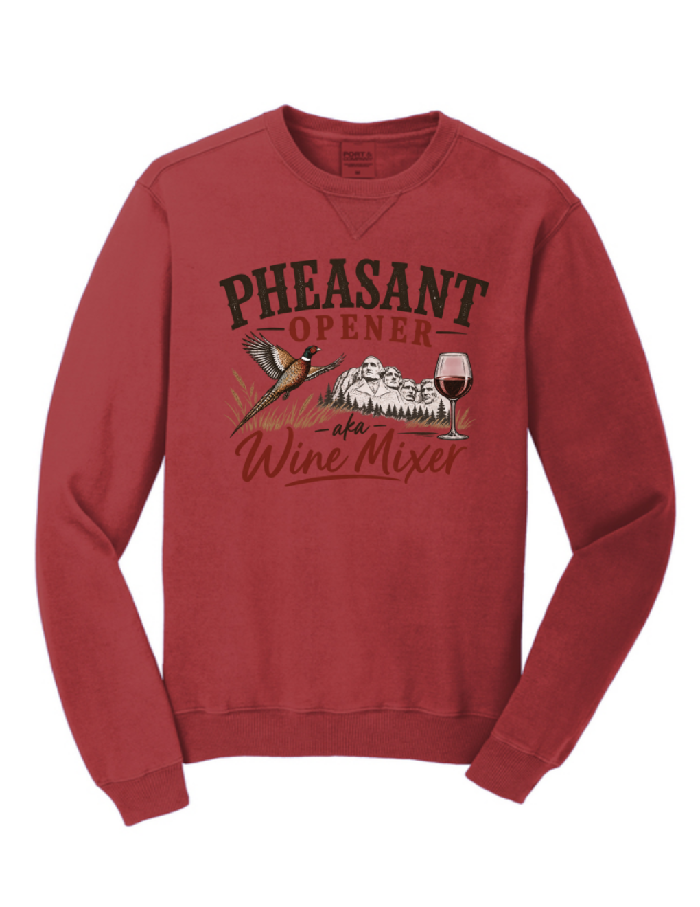 Pheasant Opener Wine Mixer Sweatshirt | Adult