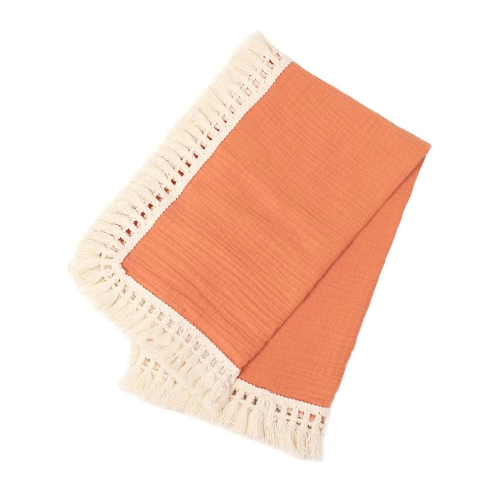 Muslin Tassel Blanket